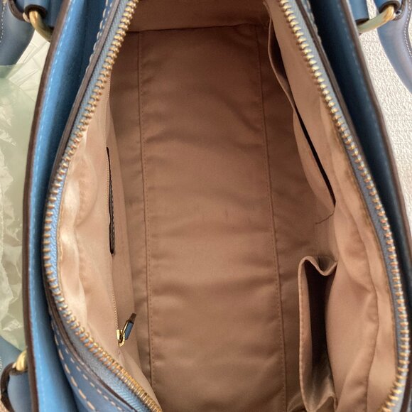 Vintage 2007 Coach Bag / Satchel Blue - Picture 6 of 7